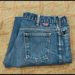 Vtg GWG Denim Jeans 36x32 - Naturally  Distressed